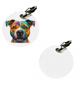 Médaille Colorfull Staffie