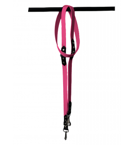 Laisse 3 positions fuchsia...
