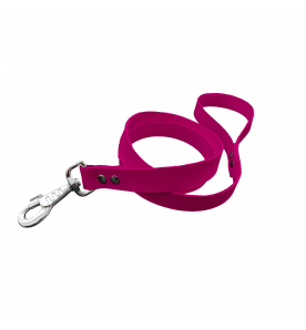 Laisse unicolore Framboise